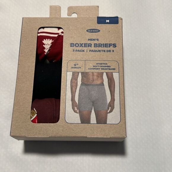 Old Navy Boxer Briefs Mens Medium 3 Pack - Picture 1 of 2